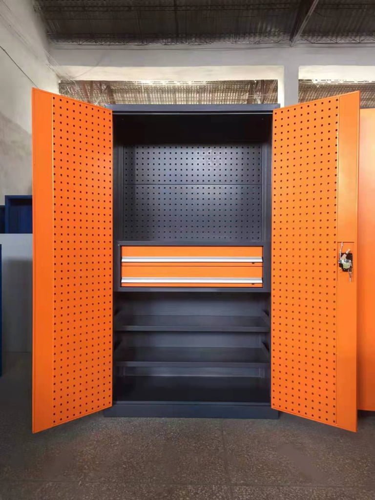 Notched Metal Rack Metal storage cabinet - Top-notch:warehouse& Workspace Storage ...