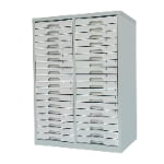 Plastic File Cabinet for Office – Durable A4 Storage Cabinet with Central Lock System