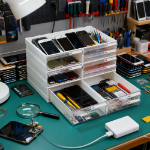 A4 Desktop Drawer Storage Box – Plastic File Organizer for Home & Office