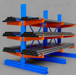 Heavy Duty Cantilever Storage Racks maximize Warehouse Space