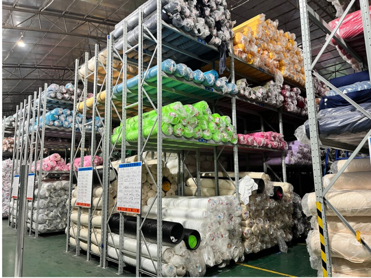 Storage Rack for Turkish Fabric Customer