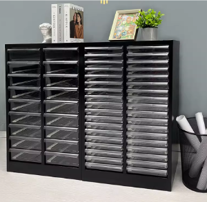 Plastic Drawer Storage Cabinets – Stackable Modular Storage Solution for A4 Files and Supplies