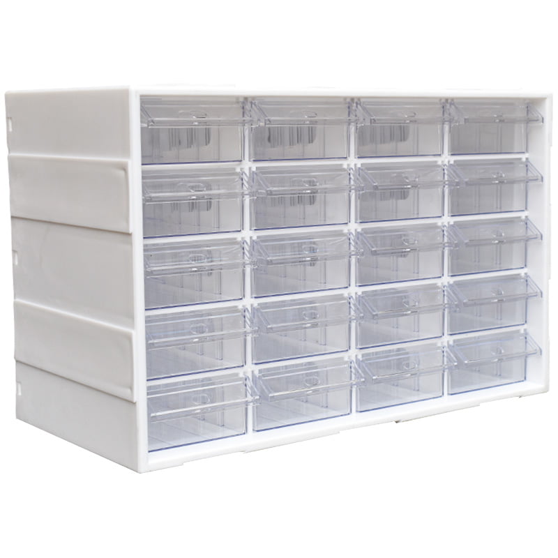 Ins Hot Design Transparent Office Desk Drawer Stackable Storage Box