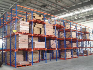 LIFO Warehouse Racking System – Drive-in Pallet Storage for Cold Rooms