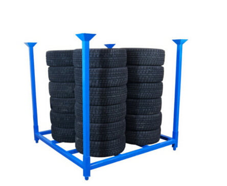 Heavy Duty Tiered Storage Rack System for Warehouse Pallet Handling