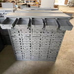 Metal cabinet for Hardware Crafts, Small Parts, Nuts and Bolts, Tool Storage