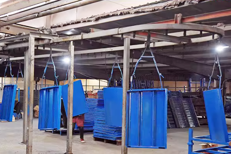 Mold Rack Factory Coating Process