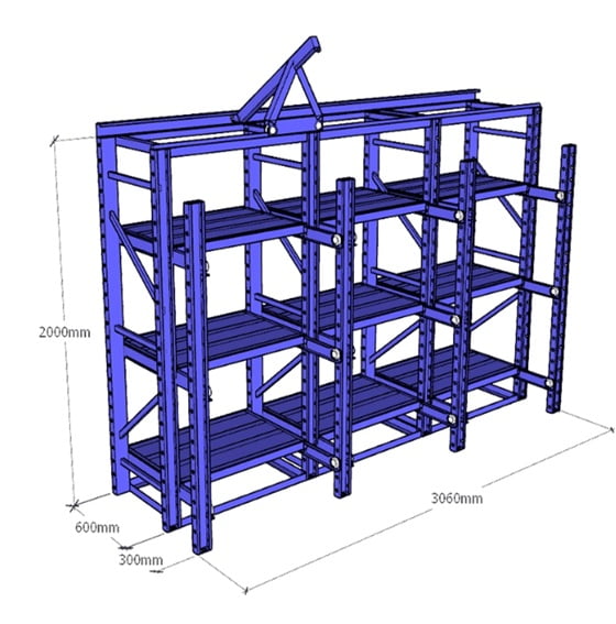 Drawer Type Mold Storage
