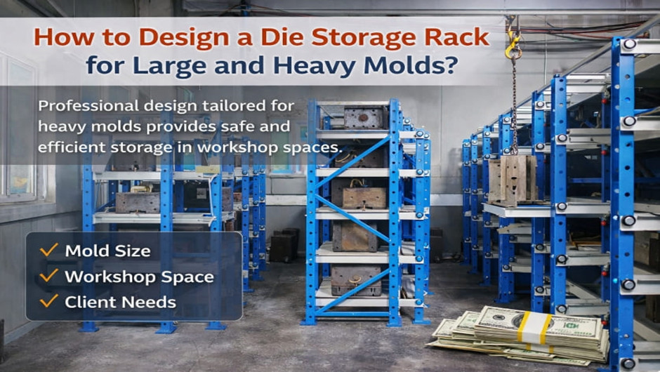 How to Design a Die Storage Rack for Large and Heavy Molds?