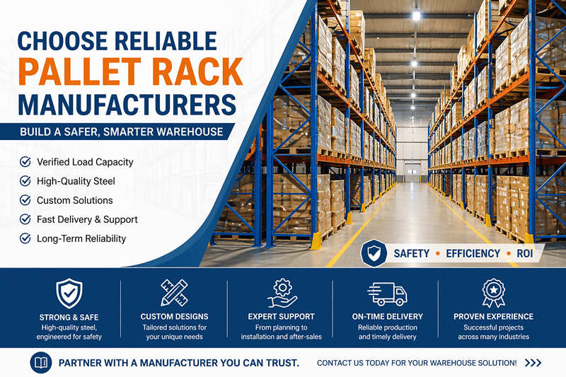 How to Choose Reliable Pallet Rack Manufacturers for Your Warehouse Project?