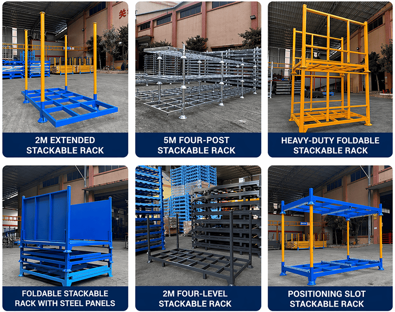 Measuring goods for custom stackable rack size