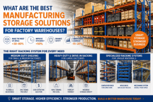 What Are the Best Manufacturing Storage Solutions for Factory Warehouses?