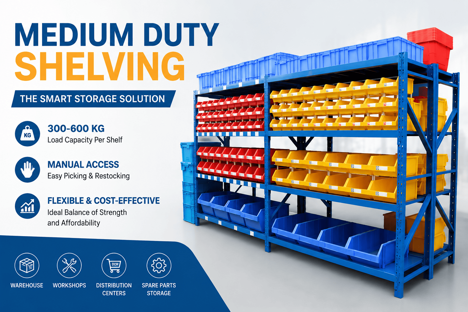 What Is Medium Duty Shelving and When Is It the Best Storage Solution?