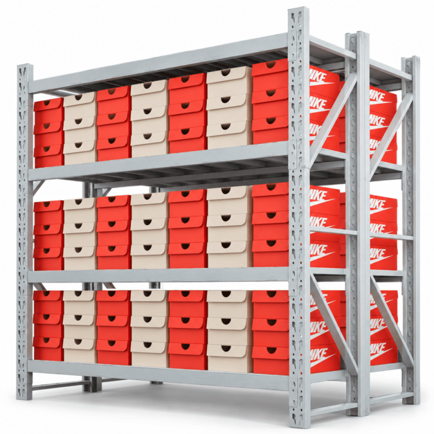 Custom Long Span Rack for Workshop Storage